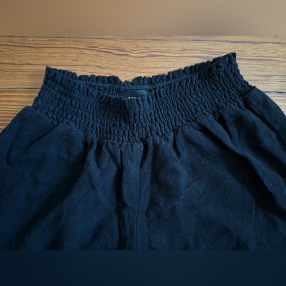 VICI Black Linen Wide Leg Pants - Picture 3 of 4